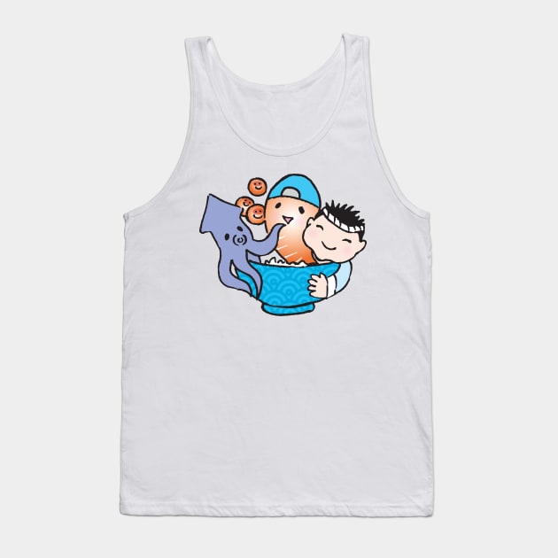 Rice Bowl Buddies Tank Top by amandachenlee